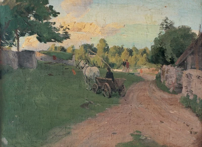 Sulla strada - Art Museum of Estonia's painting collection, Tallinn